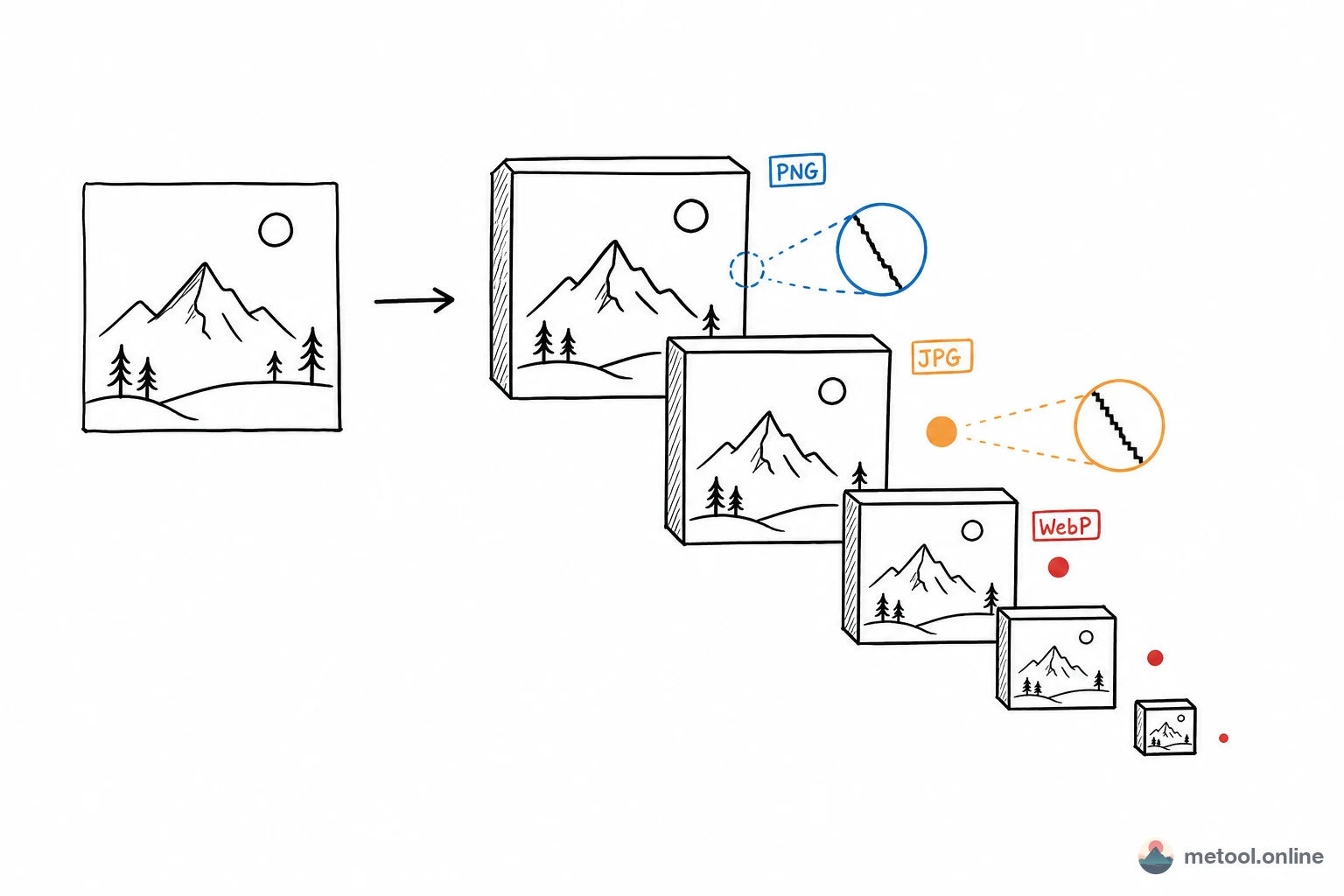 What Does Image Compression Remove? Choosing JPG, PNG, WebP, and AVIF